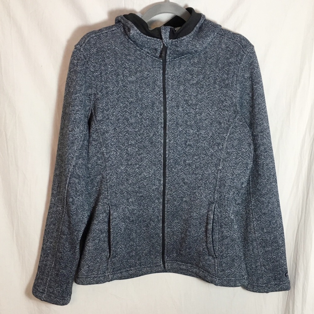 CB Sports Athletic Gray Tweed Jacket size Large